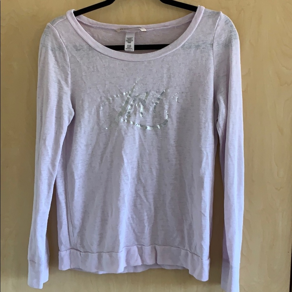 VS lavender long sleeve
